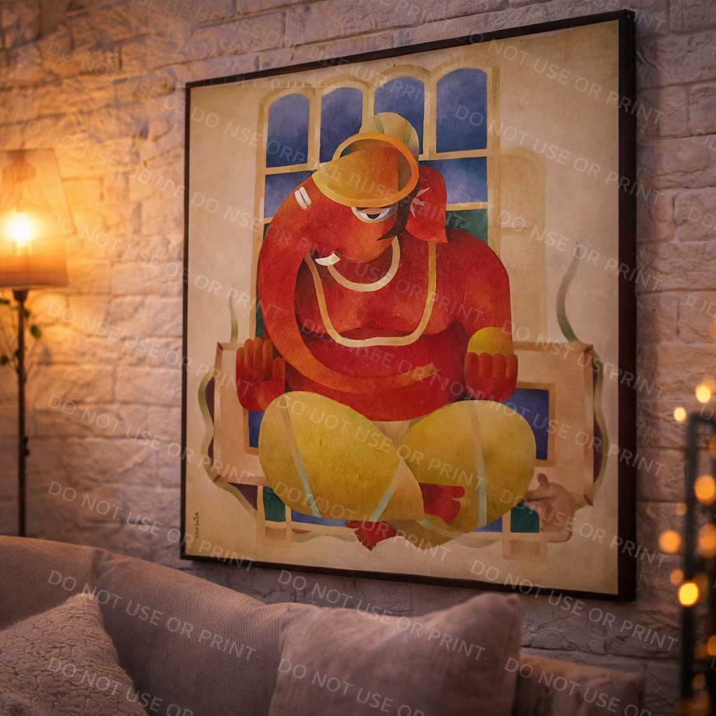 Canvas Painting - Ganesh
